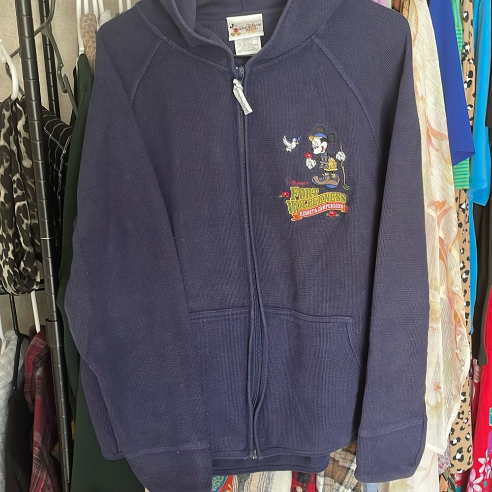 Vintage Disney World Zip Up Medium
